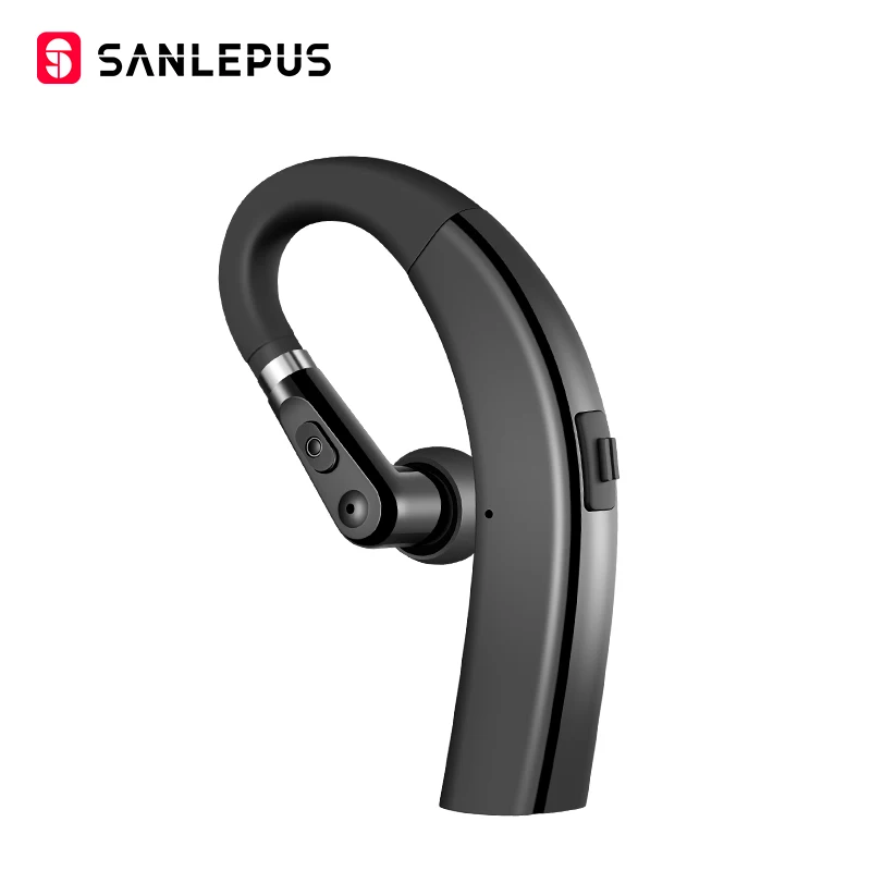 SANLEPUS M11 Bluetooth наушники беспроводные наушники гарнитура с HD микрофоном для телефона iPhone xiaomi samsung - Цвет: Black-Standard