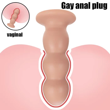 Suctioncup Big Bead Dildo Buttplug Penis Dick Gay God Gode Anal Consolador Lesbian Sexshop Adult Sextoy Female Prostate Massager 6