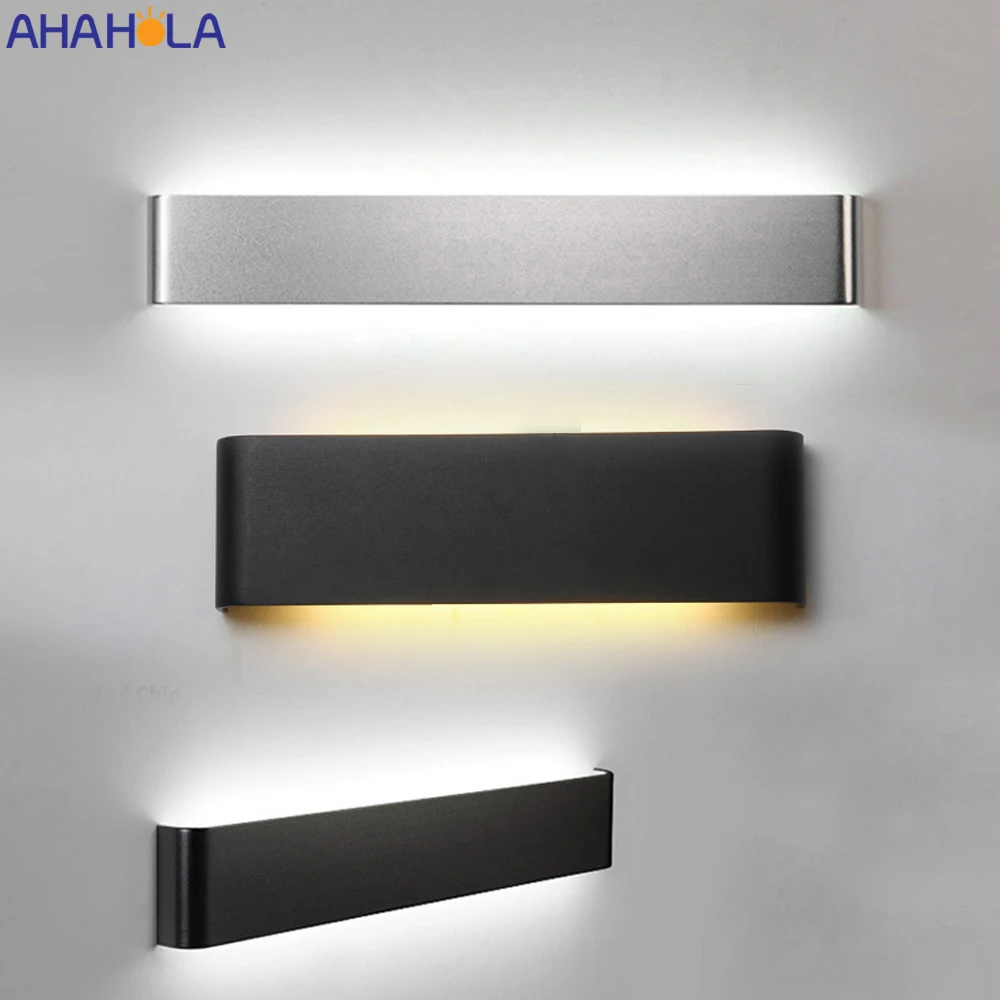 Lámpara Led minimalista moderna para pared de baño, candelabro de Lámpara Led minimalista moderna para pared de baño, candelabro de