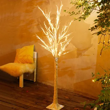 FUMAT Berken LED Kerstboom Verlichting Outdoor Landschap Kleurrijke Lamp USB Plug Noordelijke Licht Luces LED Decoracion String Light FUMAT Berken LED Kerstboom Verlichting Outdoor Landschap Kleurrijke Lamp USB Plug Noordelijke Licht Luces LED Decoracion String Light