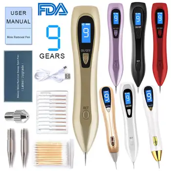 

Mole Removal LCD Pen Wart Remover Laser Tool Face Beauty Skin LED Lighting Device for Body Facial Freckle Tag Nevus Age Spots