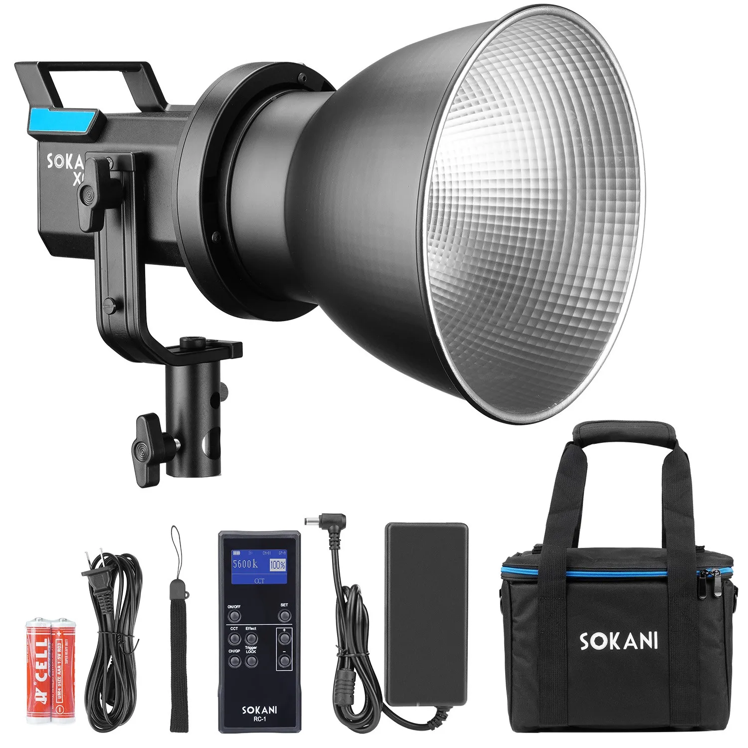 US $169.00 Sokani X60 kit latest version 2 v2 COB LED Video Light 80W 5600K Daylight With 24G Remote Controller 5 PreProgrammed
