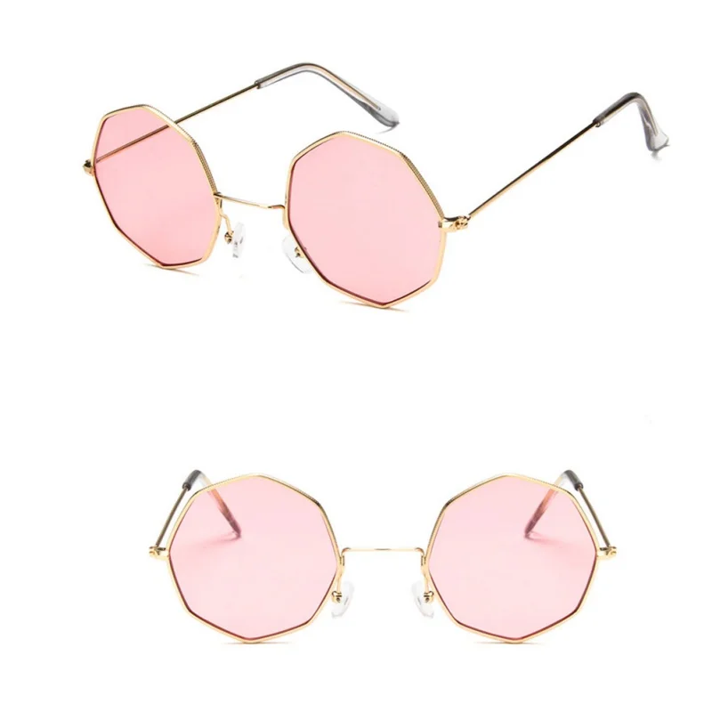 Lovely Round Sunglasses Fashion Retro Sunglasses Glamorous Transparent Lady Sunglasses