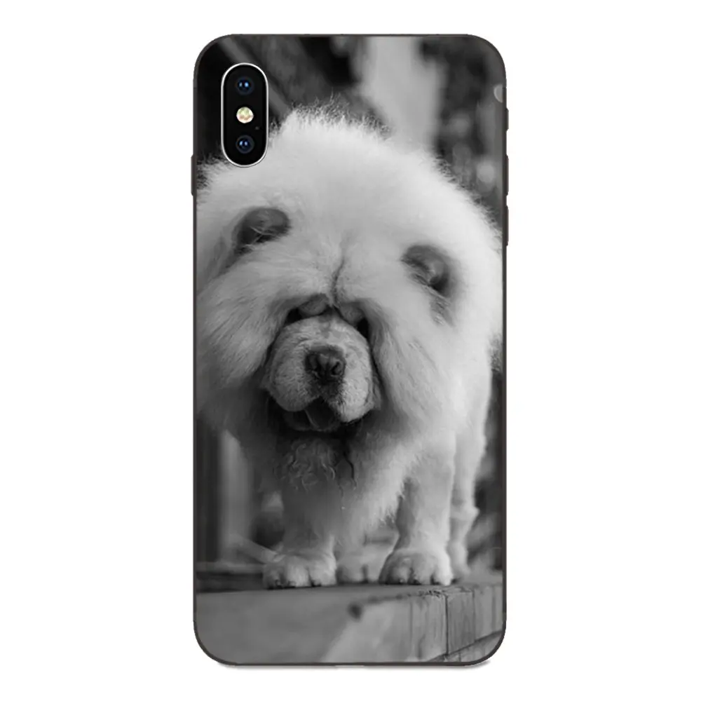 Мягкий чехол Chow Puppy для Apple iPhone 4 4S 5 5S SE 6 6S 7 8 Plus X XS Max XR|Чехлы-накладки| |