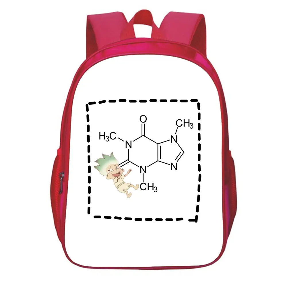 13 Inches Casual Bag DR.Stone Backpack Girls Toddler Cartoon Knapsack Baby Children Toddler Rucksack Mochila Girl gift