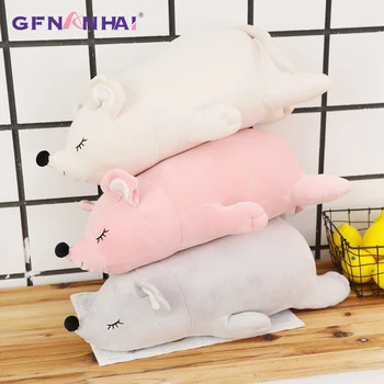 

1pc 50CM New Arrival Sleep Pillow Super Soft Plush Mouse Plushie Doll Stuffed Rat Plush Animal Toy Mascot Peluche for Children