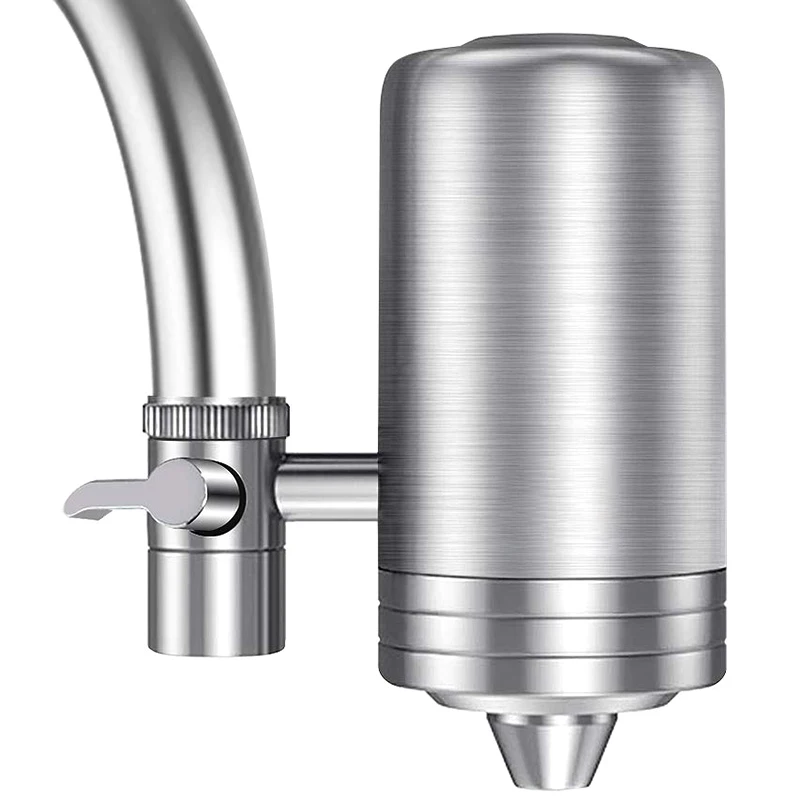 

Faucet Water Filter, 304 Stainless-Steel Water Faucet Filtration System, High Water Flow Tap Water Filter, Water Purifier Remove