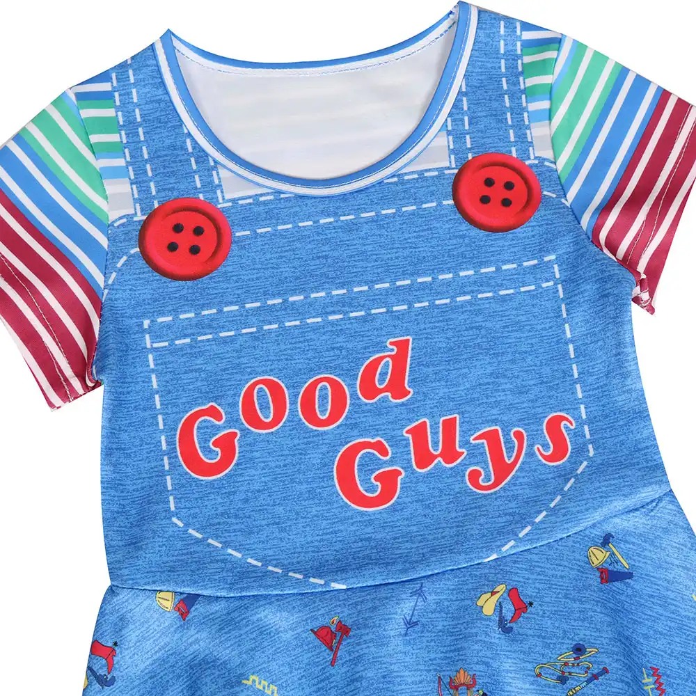 chucky costume baby girl