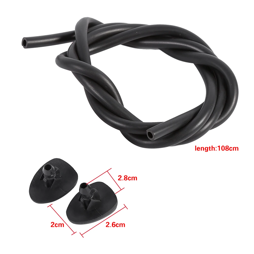 2 шт. насадка распылитель для мытья лобового стекла автомобиля из черного