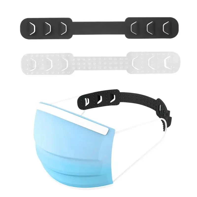 1Pcs Mask extension buckle adjustment prevents face strangulation Hook Ear Wear Type Adjustment Buckle black/white | Красота и