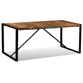 

vidaXL Dining Table Solid Reclaimed Wood 180 cm