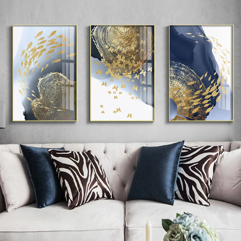 Golden-Butterfly-Fish-Canvas-Poster-Modern-Abstract-Painting-Nordic-Decoration-Wall-Art-Print-Picture-for-Living (1)