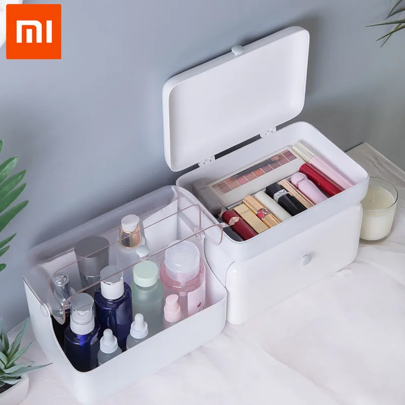 

XIAOMI Lofree MN501 3Pcs Cosmetic Makeup Storage Box Cosmetic Storage Box Holder Jewelry Lipstick Display Organizer With Drawer