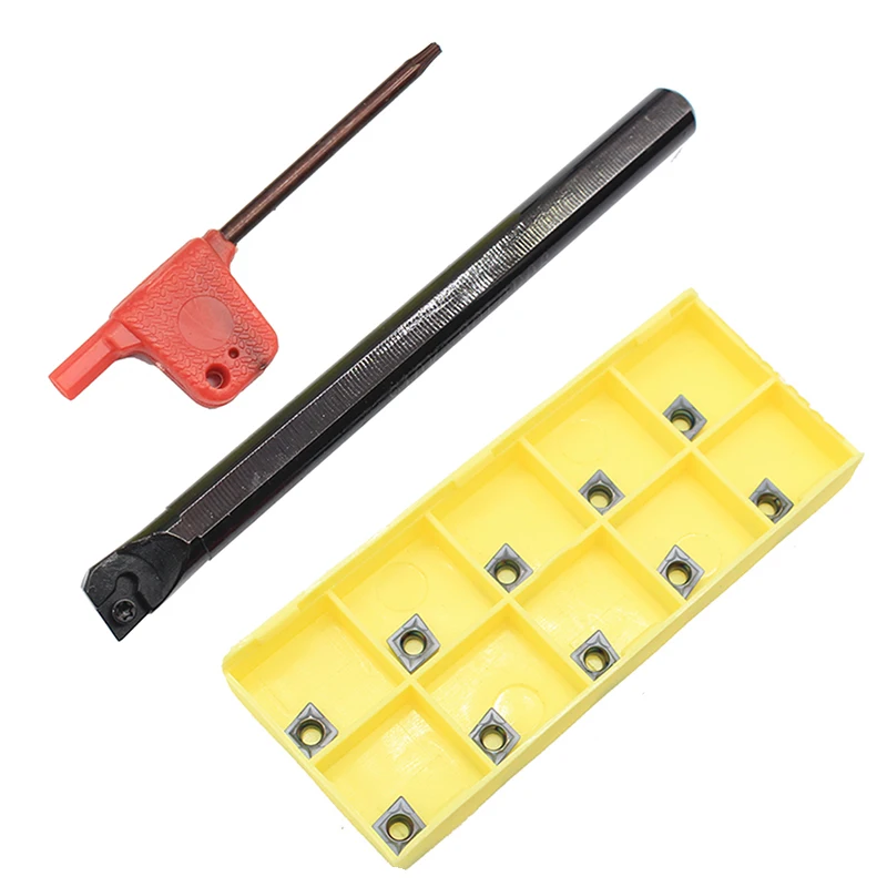 

1 support for S10K-SCLCR06 + 10 Units CCMT060204 high quality lathe for turning tool holders