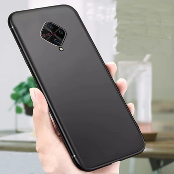 Перейти на Алиэкспресс и купить Чехол для Vivo V17 S1 Pro SD665 Y19 Y12 Y15 2019 чехол мягкий силиконовый Матовый Бампер облегающий ЧЕХОЛ ДЛЯ Vivo V11 Y81 X30 Pro мягкий задний Чехол