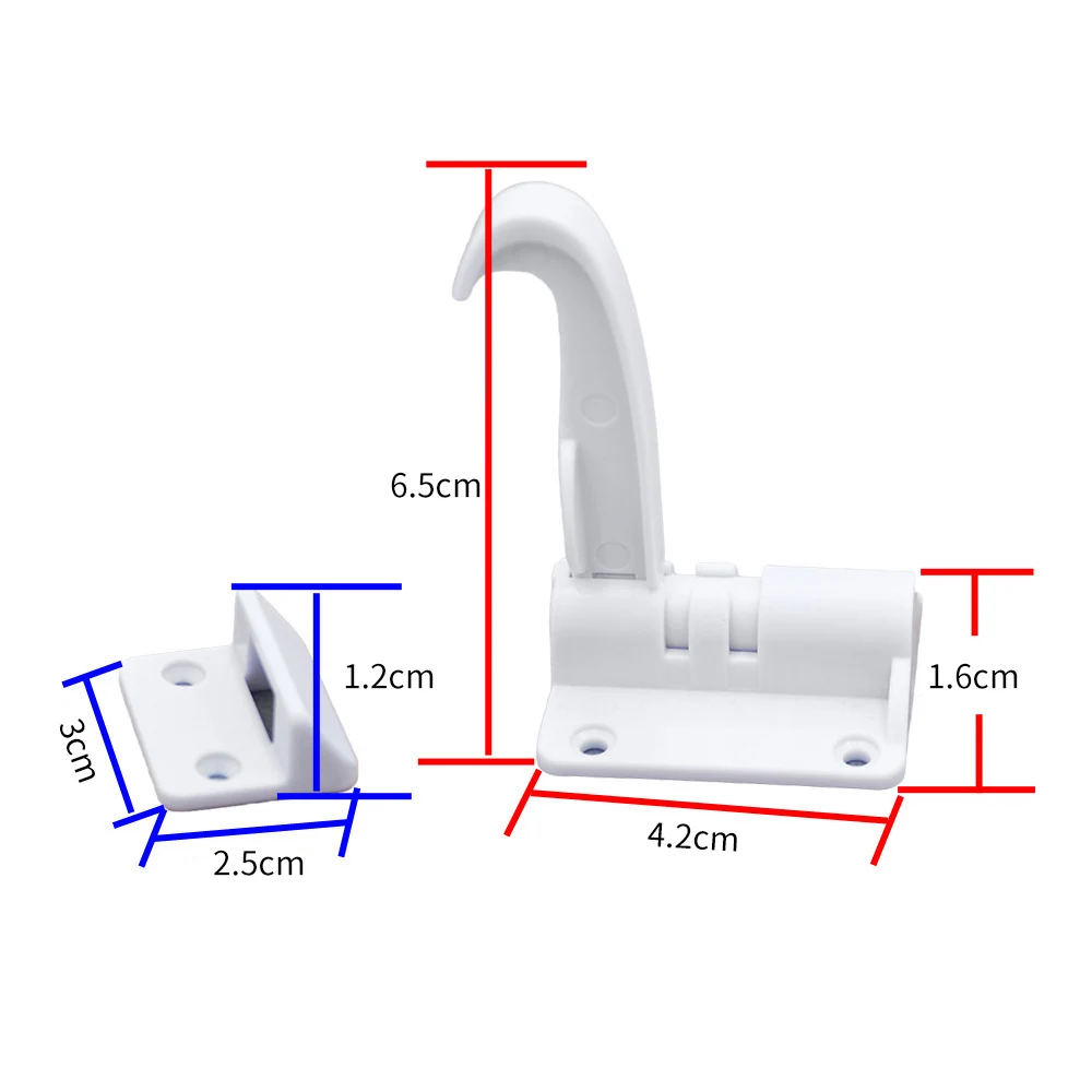 Защитный замок для детей шкаф Невидимый замок 1 комплект прочный пластиковый материал быстрая установка для предотвращения ребенка