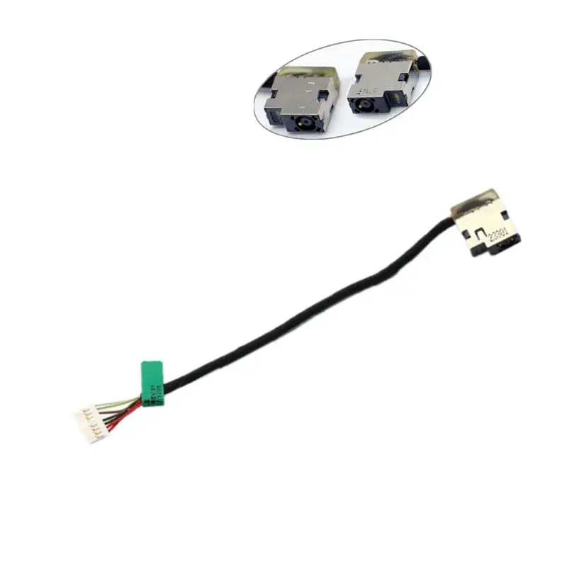 Power Cable Cord Conector DC Power Jack Plug for HP 15 AF 15 AF131DX Notebook A5YA 1