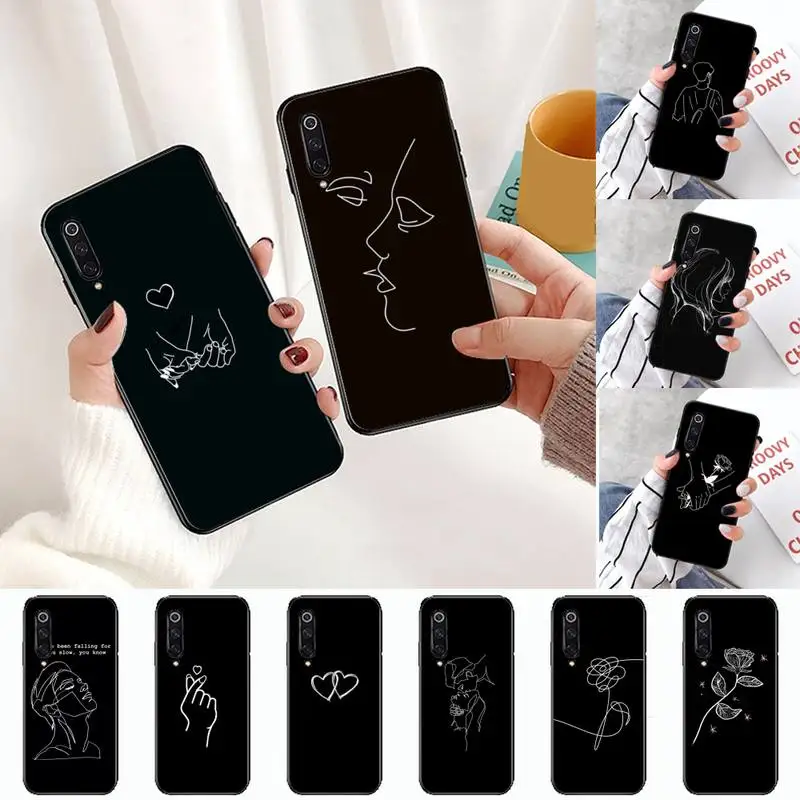 Чехол для телефона The People Line Art plagilai Xiaomi Redmi note 4 4X 8T 9 9s 10 K20 K30 cc9 9t pro lite max | Мобильные