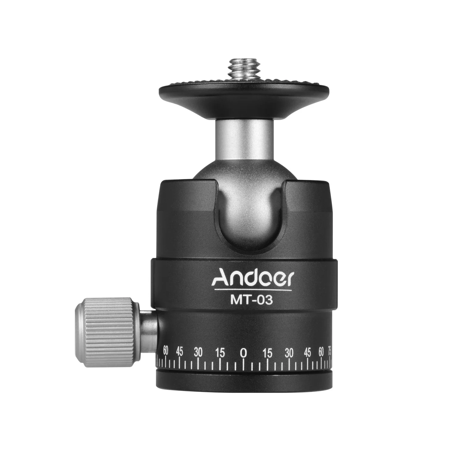 Andoer MT-03 мини шаровая Головка DSLR камера штатив монопод шаровая Головка с u-образной насечкой Максимальная нагрузка 5 кг 11 фунтов аксессуары для фотографирования