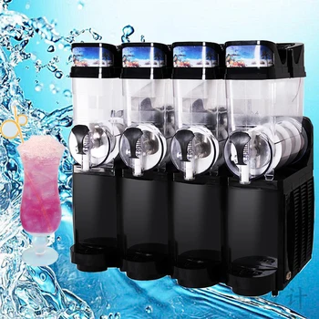 

Four Tank Automatic Snow mud machine snow melting machine Ice Slush Sand Ice Tea Juice Making Machine