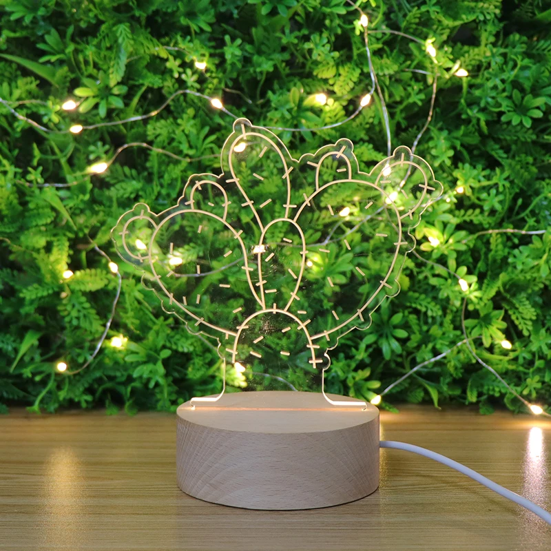 

Zhongshan House Lighting Cactus Wood Light