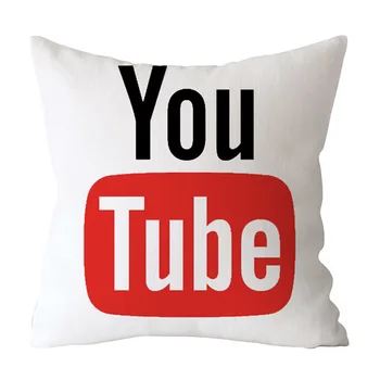 

Fashion Cushion Cover Facebook Wechat Skype Viber Sofa Throw Pillow Case Tango Youtube Snapchat Instagram Cushion Cover