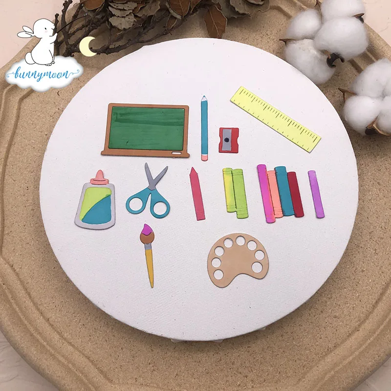 Bunnymoon Drawing tools Metal Cutting Dies Stencils for Scrapbooking/photo Album stamps Decorative Embossing DIY Cards | Дом и сад