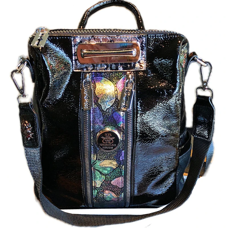 Shoulder-Bag Travel-Bag Ita-Backpack Butterfly Designer-Color School-Sequin Rivet High-Capacity