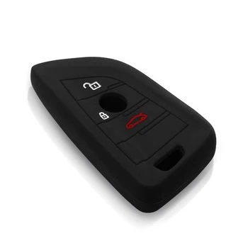 Cover chiave telecomando per BMW 1 2 7 Serie X1 X3 X4 X5 X6 X5M x6M F Classe F15 F16 F48 - KEYYOU Chiave Del Silicone Della Cassa Della Pelle Borsette Della Copertura Fob Per BMW 1