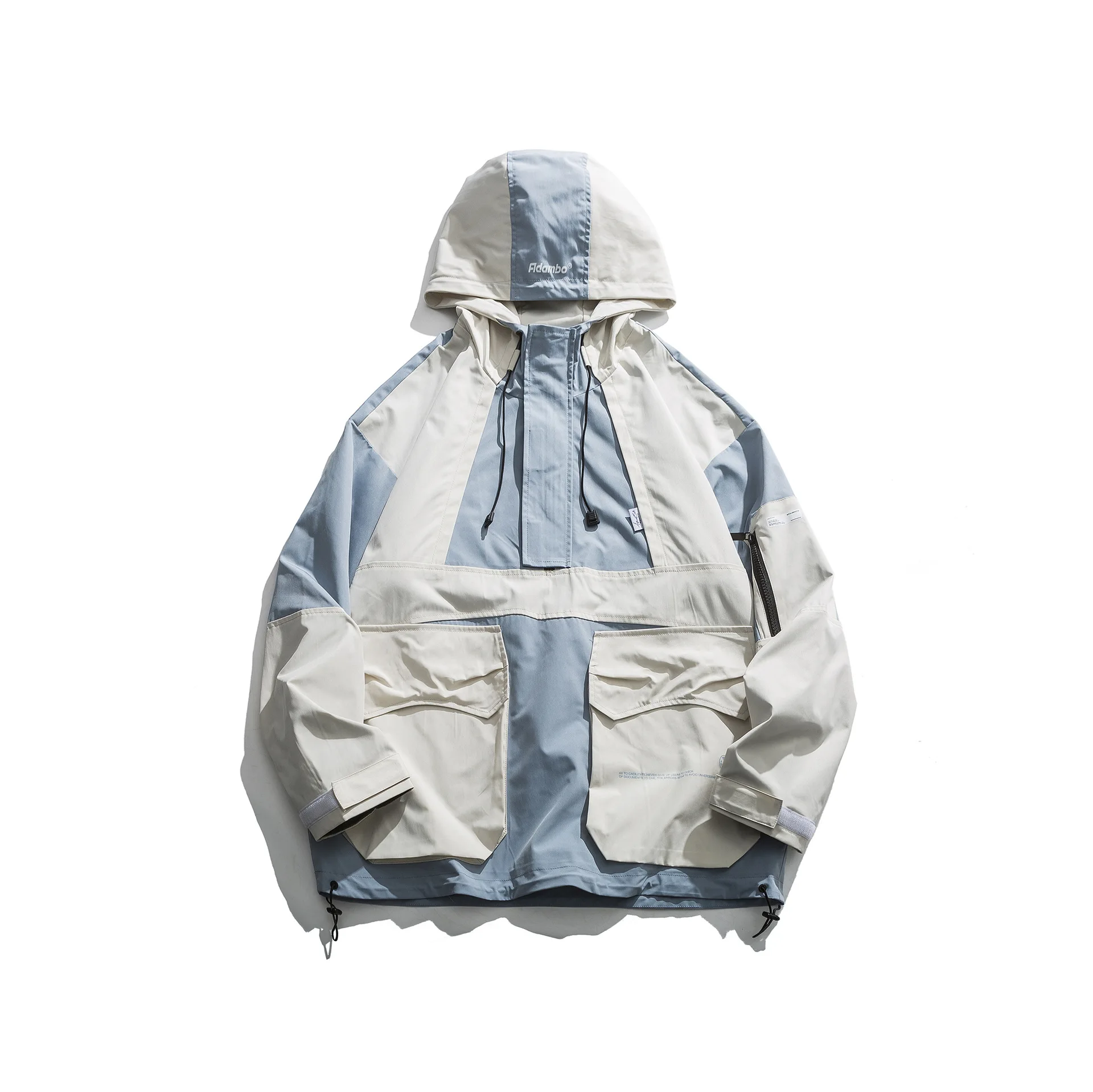 

Wu Airlines 2020 Japanese-style Retro Tooling Jacket Men's Spring Korean-style Trend Loose-Fit Joint Hooded Thin Coat Men's