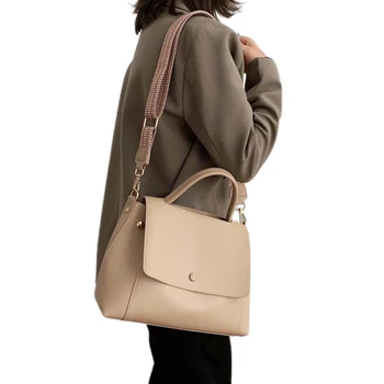 

Women PU Leather Shoulder Bag Fashion Ladies Large Capacity Portable Crossbody Bag Wear-resistant Handbag Tote Bag