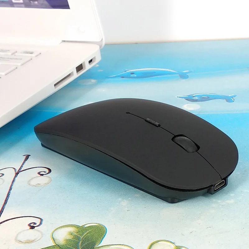 Мобильная беспроводная bluetooth мышь перезаряжаемая Регулируемая dpi компьютерная мышь для ноутбука ПК ноутбук GV99
