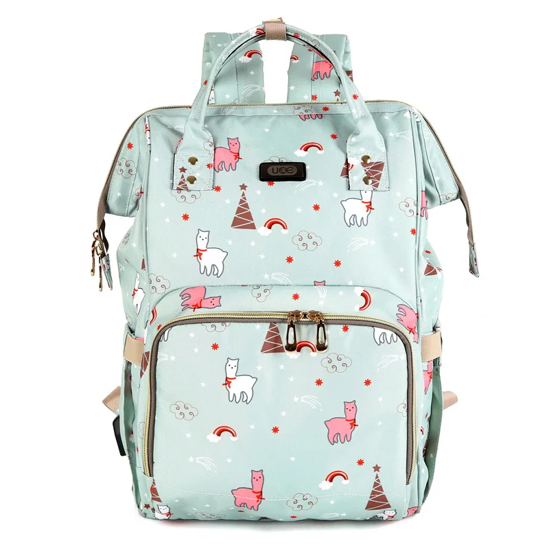 

New Style Korean-style Diaper Bag Multi-functional Large-Volume DADDY'S Backpack Mommy Bag Shoulder Hand Backpack Mom And Baby M