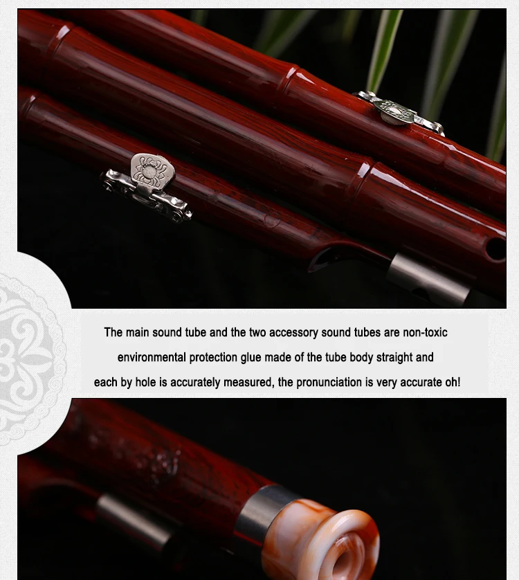 Китайский традиционный гулуси Тыква кукурбит флейта C/Bb Юньнань Профессиональный этнический музыкальный инструмент с китайским узлом подарки
