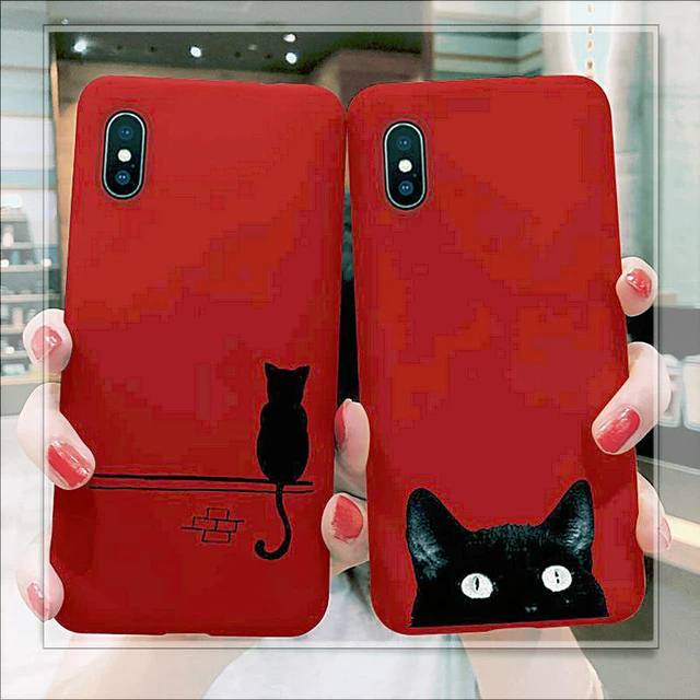 Personalizado iphone xs funda suave TPU árbol de Navidad Elk Santa Claus Capa Fundas Año nuevo regalo