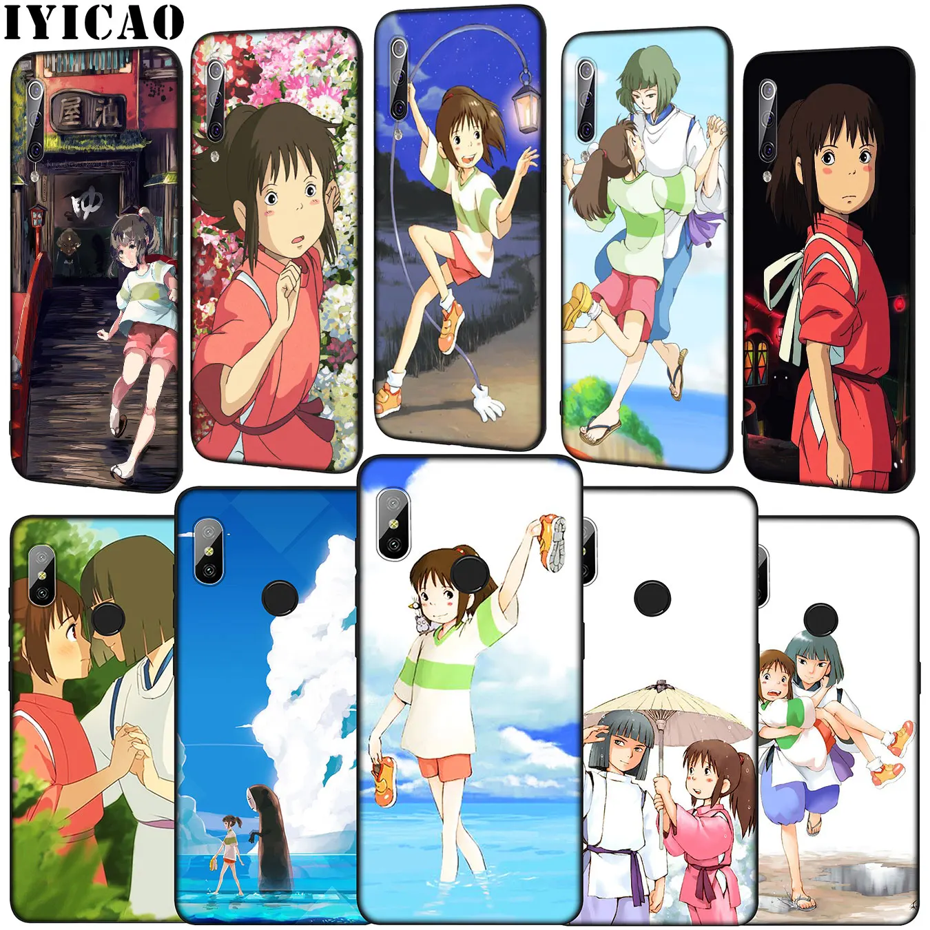 IYICAO Spirited Away ogino chihiro Soft Phone Case for Xiaomi Mi 10 9 9T A3 Pro CC9 CC9E 8 SE A2 Lite A1 6 pocophone f1 Mi9 |