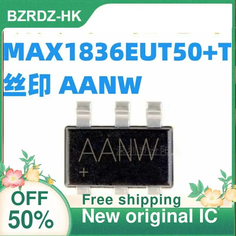 

5 шт. MAX1836EUT50 + T AANW SOT23-6 новый оригинальный IC