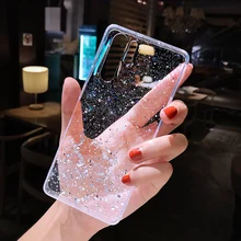 Мягкий силиконовый чехол с блестками для Xiaomi Redmi Note 8 7 Pro mi CC9 CC9E 9 8 SE A3 A2 Lite 6X9 t Red mi K20 pro