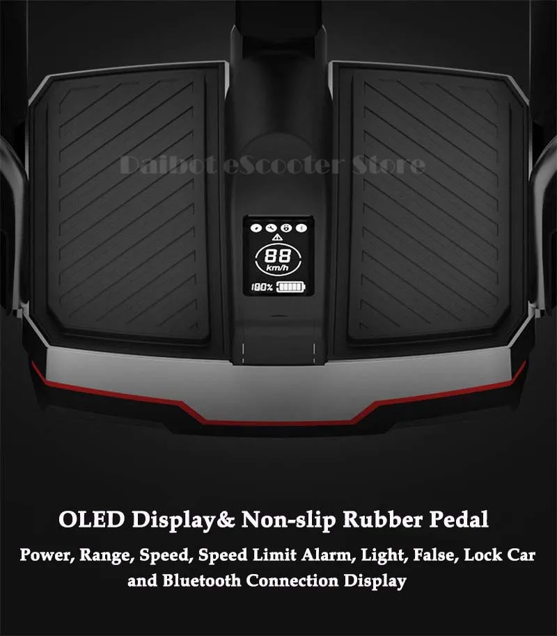 Daibot Off Road Electric Scooter 19 Inch Self Balancing Scooters 1200W2 Adults Skateboard Hoverboard With BluetoothAPP (3)