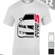 Honda Accord Type S Facing Car Fan Enthusiast T Shirt Turbo Tee Sports Jdm Top