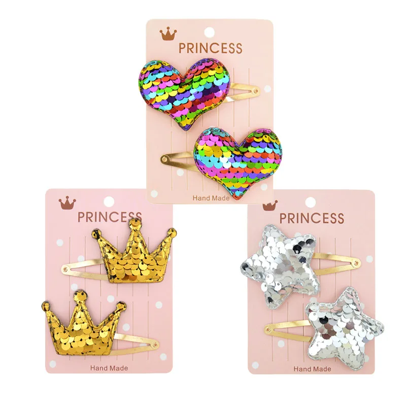 

6PCS/Set Baby Girl Hair Accessories Children Headwear Baby Girl Hair Clips Princess Christmas Halloween Accessories for Children