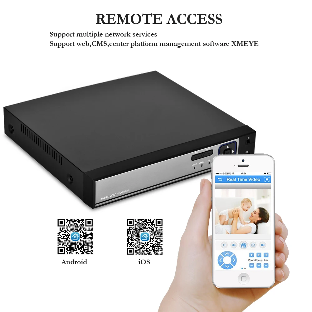  Gadinan 8CH 5MP HDMI POE NVR Kit CCTV System Face Detection Playback 5.0MP Outdoor Audio Record IP  - 4.00018E+12