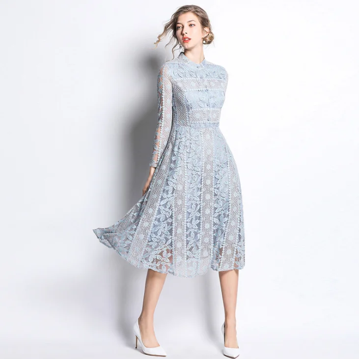 Женское кружевное платье винтажное элегантное облегающее с цветочным узором
