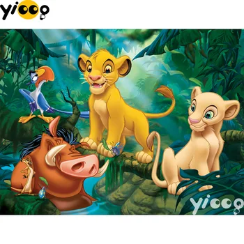 

Full Square/Round drill diamond Painting 5D DIY diamond embroidery Cartoon Lion character Diamond mosaic Home Decor Gift BX0998