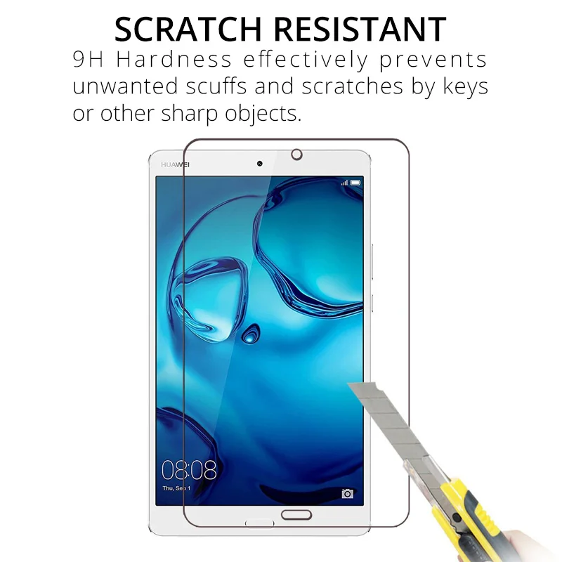 Tempered Glass for Huawei Mediapad M5 SHT-W09 SHT-AL09 Tablet Screen Protector Glass Film for Huawei M5 8.4