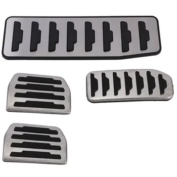 

4PCS Car Pedal Cover Foot Rest Pedal Pad Accessories Brake Pedal for Land Rover Range Rover Evoque 2012+ Car Styling