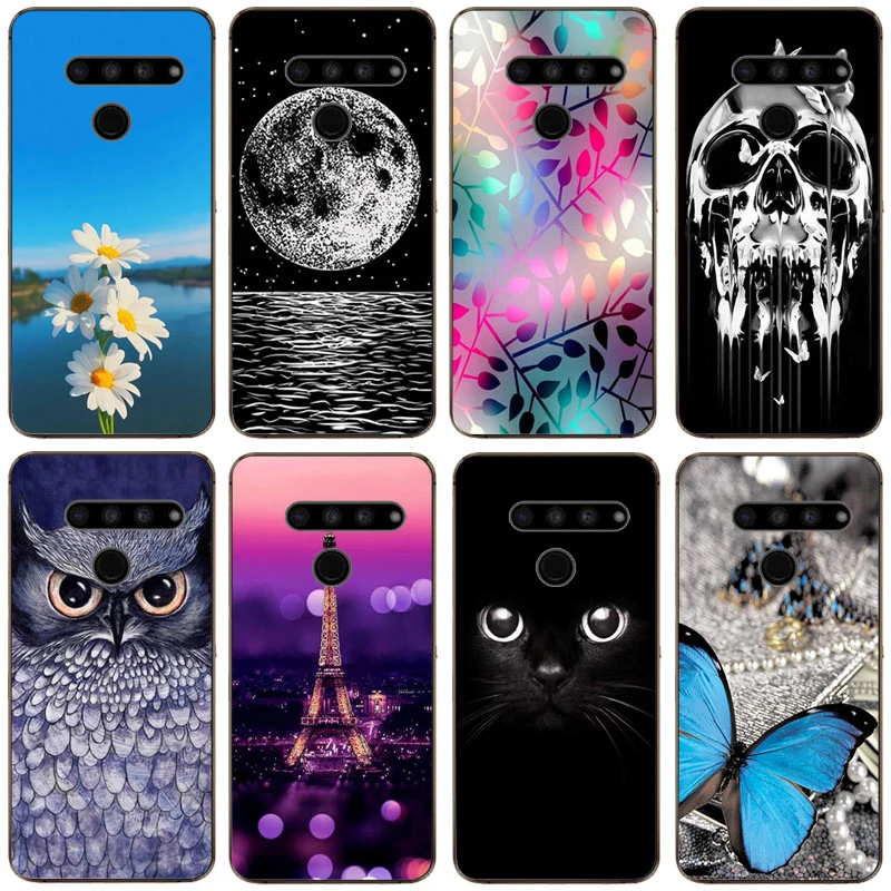 

For LG G8s ThinQ Case Silicone TPU Cover Phone Case On For LG G8 ThinQ Protective Case for LG Q60 Cover