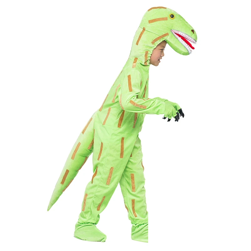Adult Kids Green Dino T-REX Dinosaurs Costumes Halloween Cosplay Party Animal Cartoon Dragon Dress Up Jumpsuit Outfit Costume Adult Kids Green Dino T-REX Dinosaurs Costumes Halloween Cosplay Party Animal Cartoon Dragon Dress Up Jumpsuit Outfit Costume