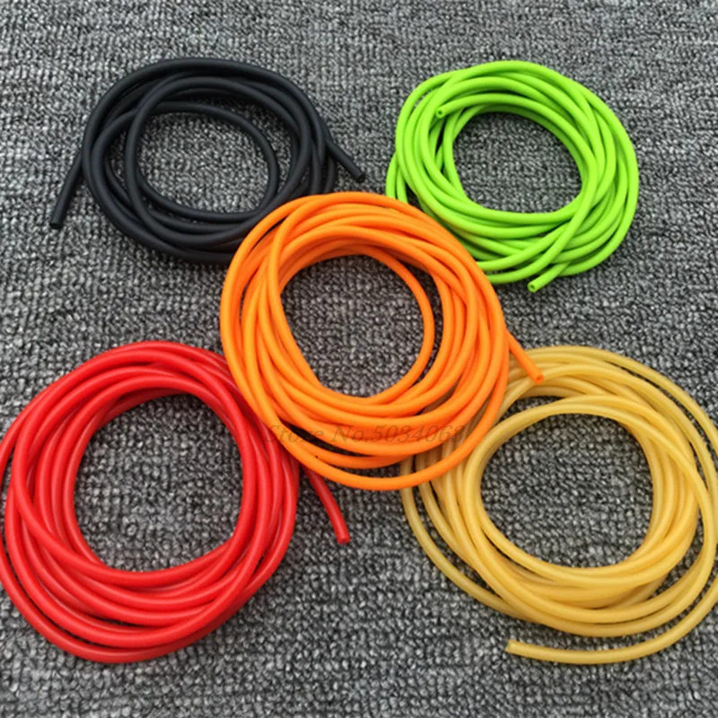 

Outdoor hunting powerful elastic parts 2050 5M natural latex hose rubber elastic tube for slingshot shooting 2019 new