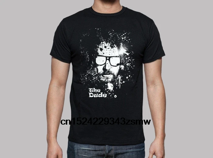 100% хлопок o образным вырезом пользовательские мужские футболки с принтом Футболка Большой Lebowski The Dude женская